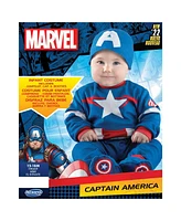 Jazwares Baby Boys and Girls Captain America Costume with Hat