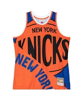 Mitchell & Ness Men's Blue New York Knicks Big Face 5.0 Fashion Tank Top