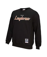 Mitchell & Ness Men's Black Texas Longhorns Elite Script Pullover Sweatshirt