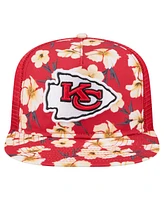 New Era Men's Red Kansas City Chiefs Adventure Pattern Golfer Snapback Hat