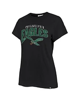 '47 Brand Women's Black Philadelphia Eagles Treasure Frankie T-Shirt