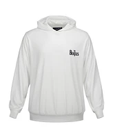 Section 119 Men's and Women's White The Beatles Logo Faces Upf 50 Pullover Hoodie