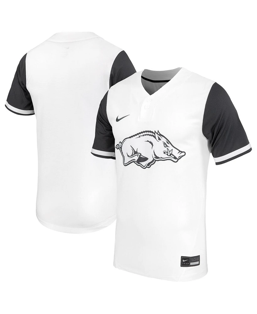 Nike Men's White Arkansas Razorbacks Replica Softball Jersey