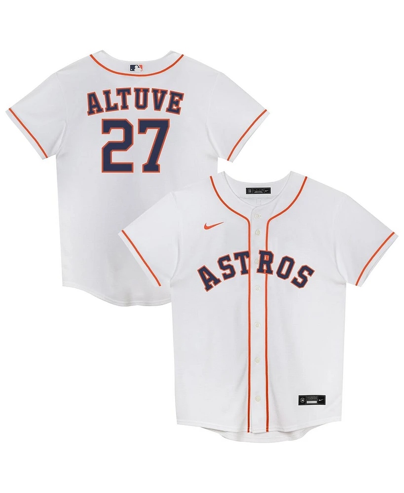 Nike Preschool White Jose Altuve Houston Astros Home Replica 2.0 Player Jersey