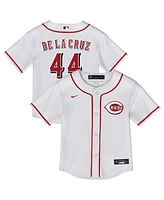 Nike Toddler White Elly De La Cruz Cincinnati Reds Replica 2.0 Player Jersey