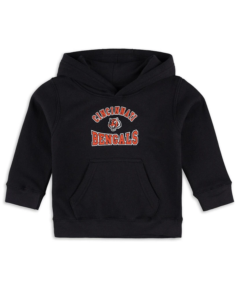 Outerstuff Toddler Black Cincinnati Bengals Home Town Pullover Fleece Hoodie