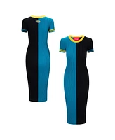 Staud Women's Teal/Black Jacksonville Jaguars Colleen Dress