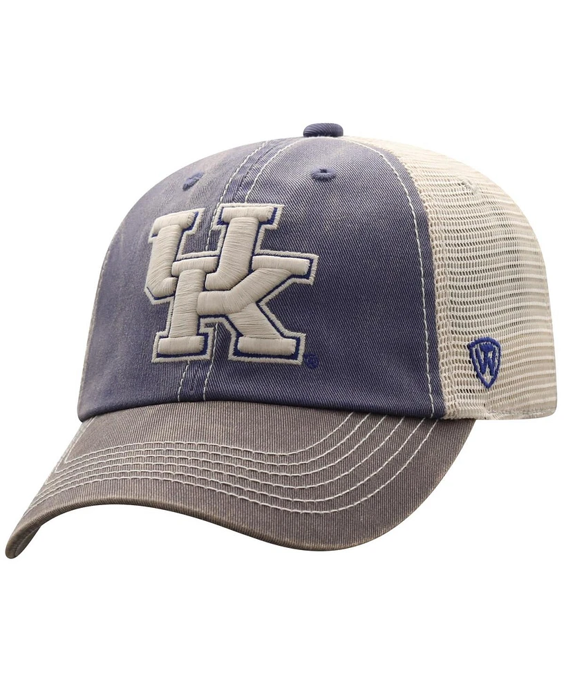 Top of the World Men's Royal/Gray Kentucky Wildcats Off Road Adjustable Trucker Hat