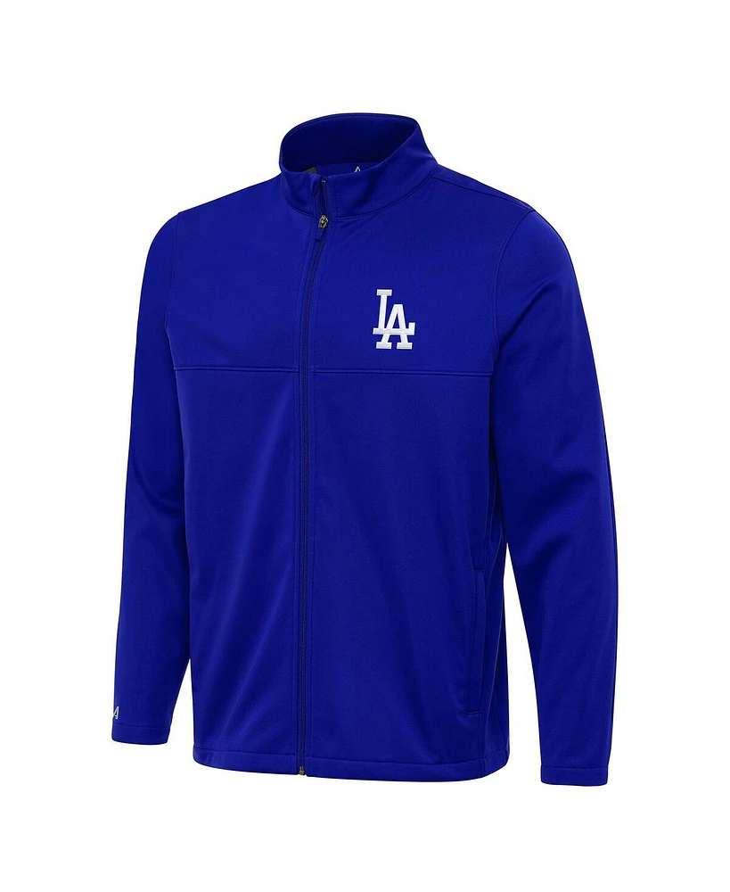 Antigua Men's Royal Los Angeles Dodgers Links 2 Full-Zip Golf Jacket