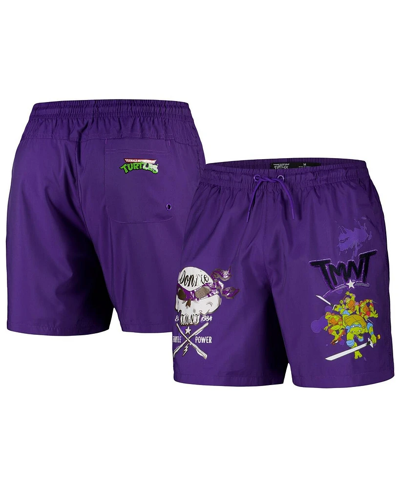 Freeze Max Men's Donatello Purple Teenage Mutant Ninja Turtles Turtle Power Shorts
