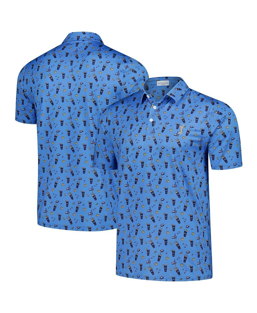 Smith & Quinn Men's Blue 2025 The Players Sawgrass Splash Smitty Polo Shirt