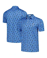 Smith & Quinn Men's Blue 2025 The Players Sawgrass Splash Smitty Polo Shirt