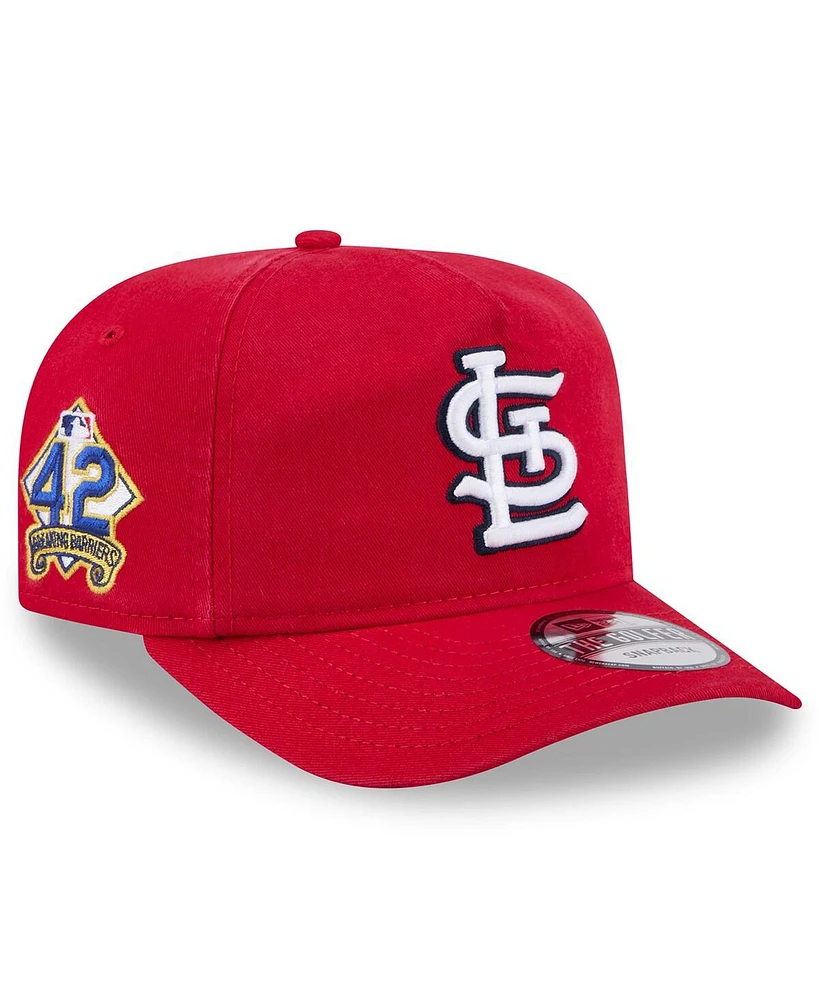 New Era Men's Red St. Louis Cardinals 2025 Jackie Robinson Day Golfer Adjustable Hat