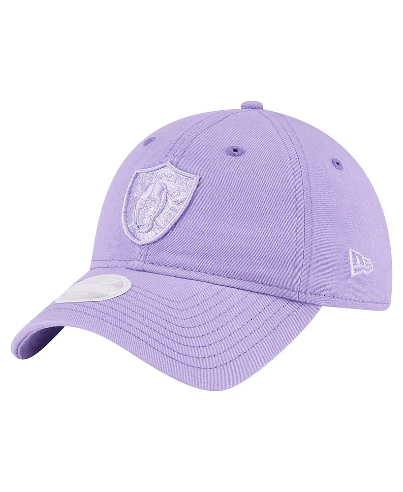 New Era Women's Purple Las Vegas Raiders Color Pack 9TWENTY Adjustable Hat