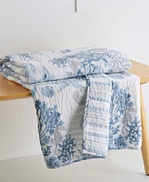 Levtex Coral Landing Reversible Quilted Throw, 50" x 60"