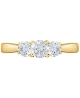 Diamond Three Stone Engagement Ring (1 ct. t.w.) in 14k Gold