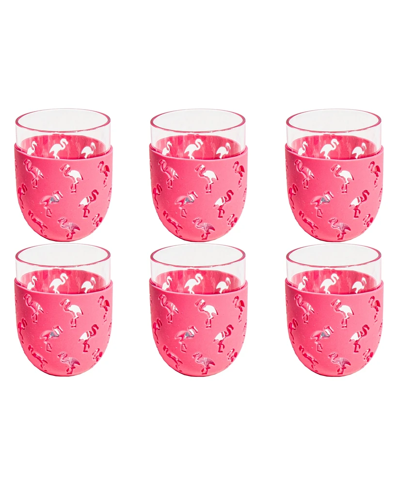 TarHong Party Sleeve Stemless Glasses, Set of 6