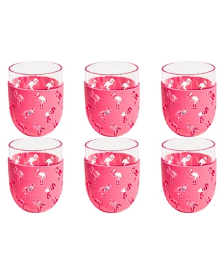TarHong Party Sleeve Stemless Glasses, Set of 6