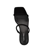 Calvin Klein Women's Limia Strappy Kitten Heel Sandals