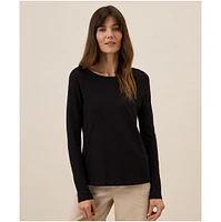 Pact Women's Organic Cotton Featherweight Slub Long Sleeve Tee