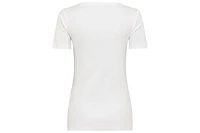 Olsen Women's Scoop Neck Ribbed T-Shirt
