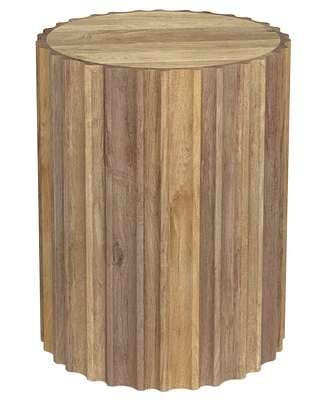 Simpli Home 20" Mango Wood Rolf Side Table