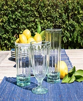 TarHong Simple Scallop Jumbo Glasses, Set of 6