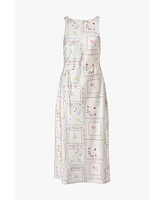 WeWoreWhat Women's Boat Neck Slip Dress