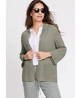 Olsen Women's Open Front Cardigan