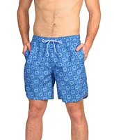 Tailorbyrd Men's Tie Dye Bursts Swim Shorts