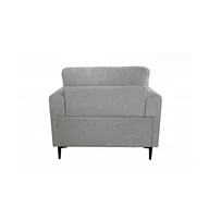 Linen Fabric Armchair – Elegant and Versatile Seating Option