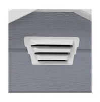 Keter 213413 Manor 6 X 8 Foot Resin All Weather Outdoor Tool Storage Shed, Grey