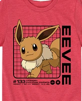 Hybrid Toddler Boys Pokemon Eevee Graphic T-Shirt