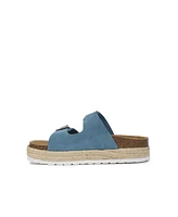 Double Buckle Platform Sandals