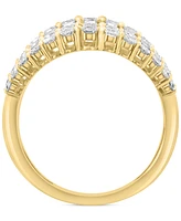 Effy Diamond Multirow Statement Ring (1-7/8 ct. t.w.) in 14k Gold