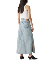 Levi's Women's Cotton Iconic Side-Slit Maxi Skirt