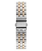 London Fog Unisex Keltic Cushion Case Two Tone Link Alloy Watch, 38mm