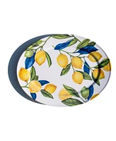 TarHong Lemon Orchard Oval Platter