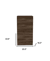 Modern Two-Drawer Chest for Small Spaces and Entryway Storage