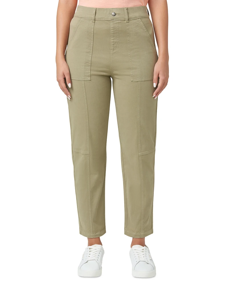Hue Women's High-Rise Stretch Utility Skimmer Pants