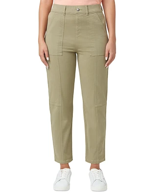 Hue Women's High-Rise Stretch Utility Skimmer Pants