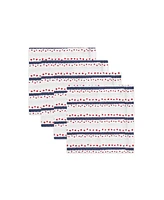 Tableau Mini Stars Set of 4 Placemats, 8.25" x 8.25"