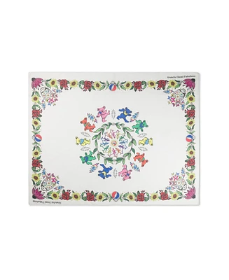 Grateful Dead Floral Large Scarf
