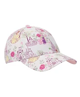Disney Princess Characters & Palaces Women's White Traditional Adjustable Hat