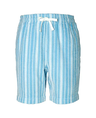 Univibe Big Boys Overlook Textured Stripe Pull on Shorts