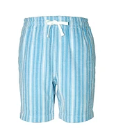 Univibe Big Boys Overlook Textured Stripe Pull on Shorts