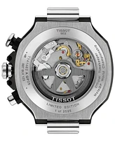 Tissot Men's Swiss Automatic Chronograph T-Race MotoGP Black Silicone Strap Watch 45mm