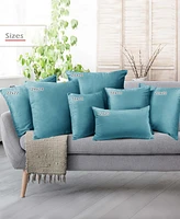 Nestl Elegant Velvet Removeable Cover 2-Pack Decorative Pillows