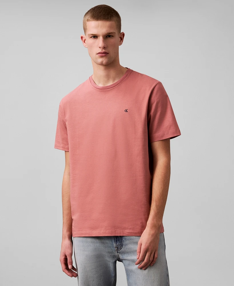 Calvin Klein Men's Smooth Cotton Solid Crewneck T-Shirt