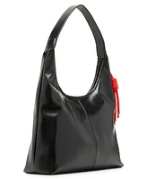 Madden Girl Carly Crinkle Medium Hobo Bag
